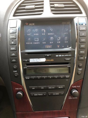 雷克萨斯es350音响怎么调