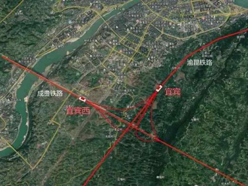 宜宾高铁站位置在哪里