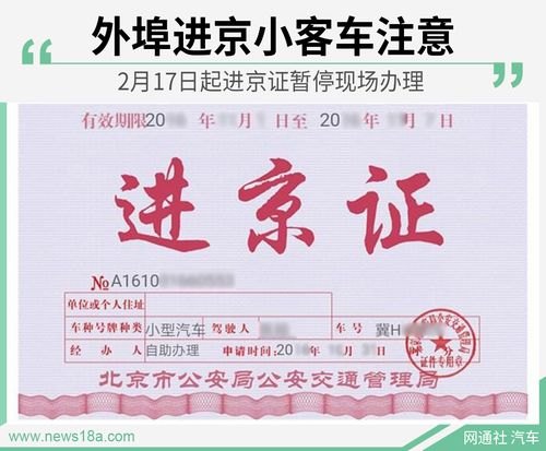 外地车辆办了进京证几点允许进京