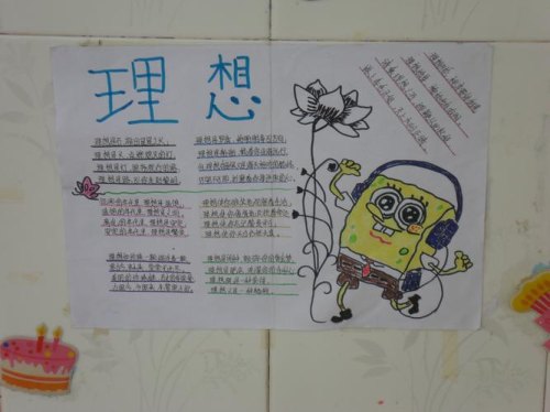 关于梦想的手抄报内容？