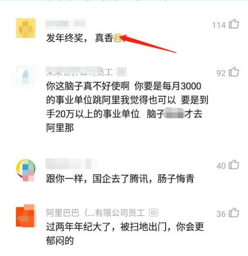 去阿里上班，负责哪个部门都行，可以学任何东西。但月薪只有二千，没年终奖，你干吗？