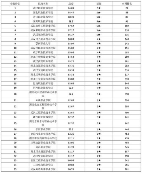 湖北新能源汽车专业专科院校排名？