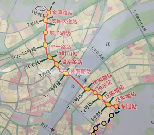武汉地铁8号线的延长线经过哪些地方？