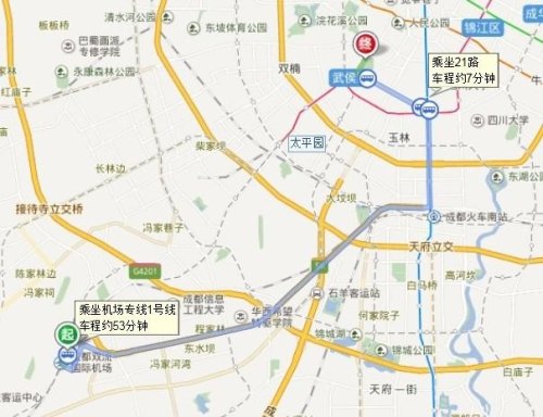 锦里地铁几号线能到？