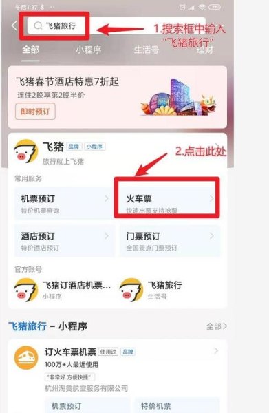飞猪汽车票查询官网？