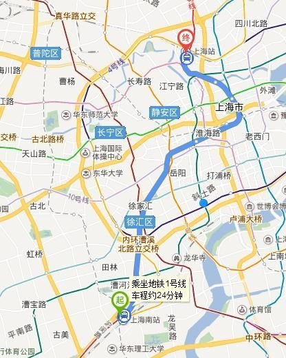 上海汽车南站都有几号地铁啊？