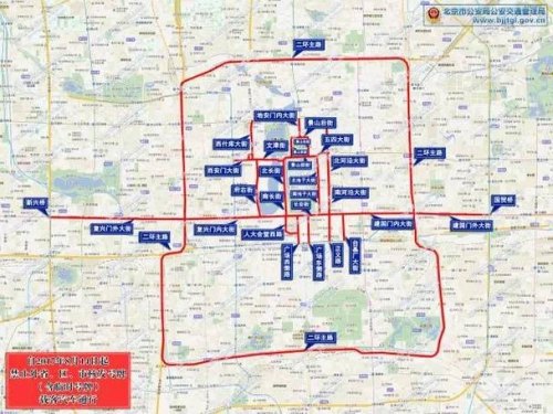 外地车牌进京限号时间段和区域？