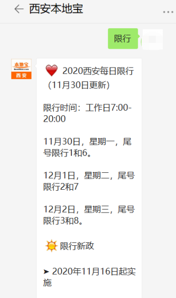 2021年9月16号西安车限号多少？