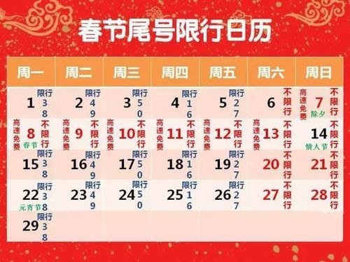 春节过后限号吗？