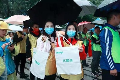 五丁社区可以领大运会环保袋吗？
