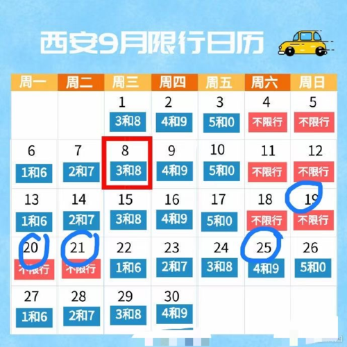 西安1月3号限行吗？