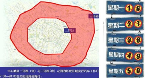 成都外地车辆限行是24小时吗？