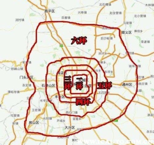 北京通州是几环？