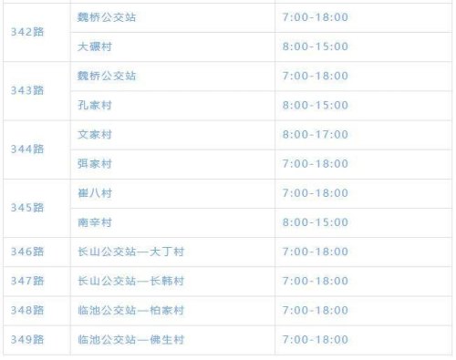 赤峰33路发车时间表？