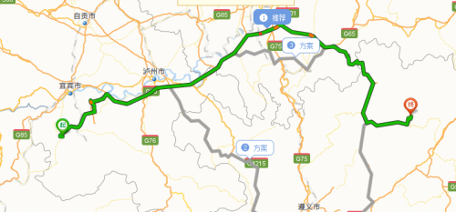 请问贵阳到务川有好多公里路好？
