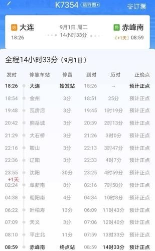 义县西到新邱的K7327途经站时刻列表有吗？