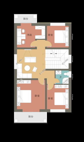 开间12米，进深8米的宅基地怎么建好看，一层半，两层都可以？