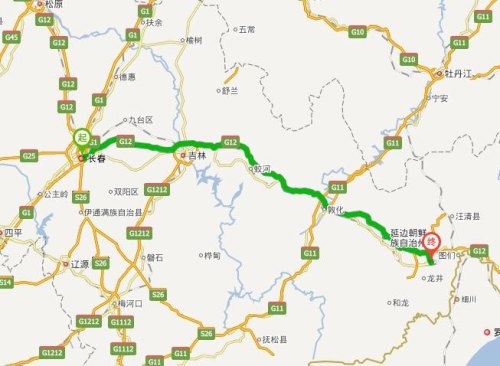 长春到集安多少公里？