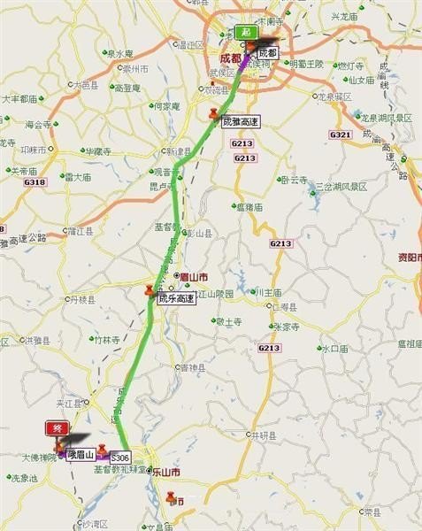 成都到峨眉山怎么坐车？