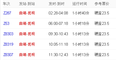昆明到曲靖去哪个客运站坐车？