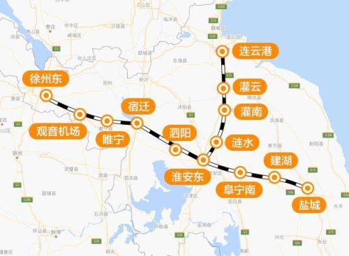 上海至淮安楚州的高铁开通了吗？