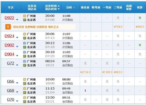 广州到北京高铁路过哪些地方？