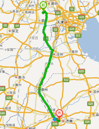 山东济南开车到河北需要多长时间？