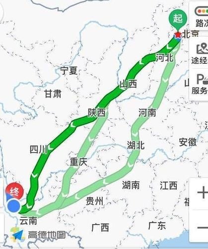 北京到大理的最佳路线？
