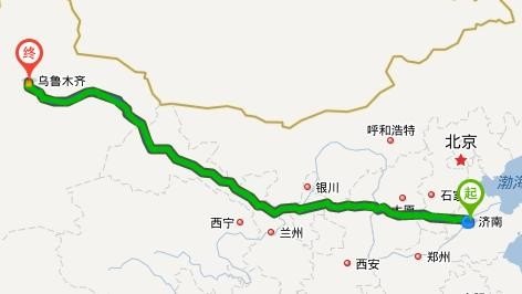 我从济南去新疆自驾游最佳路线？