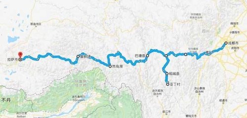 安顺自驾去西藏走川藏线怎么走？
