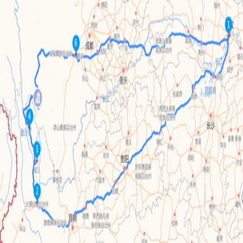 过年从武汉出发开始自驾游，途径成都、云南、武汉，路线该怎么规划？途中有哪些好玩的地方？