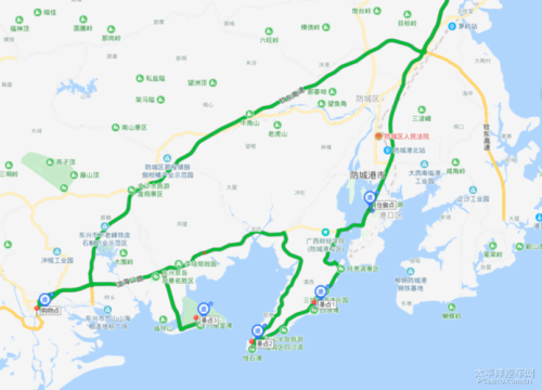 防城港自驾游攻略最佳线路？