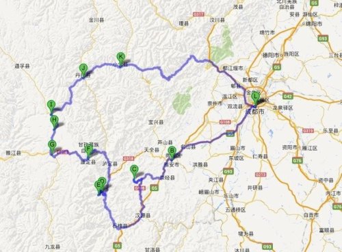 自贡出发川西小环线自驾游攻略？