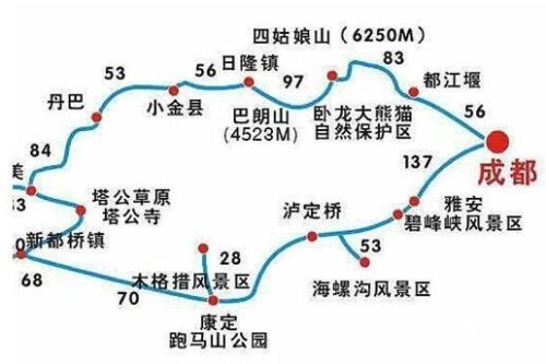 成都到康定自驾旅游路线攻略？