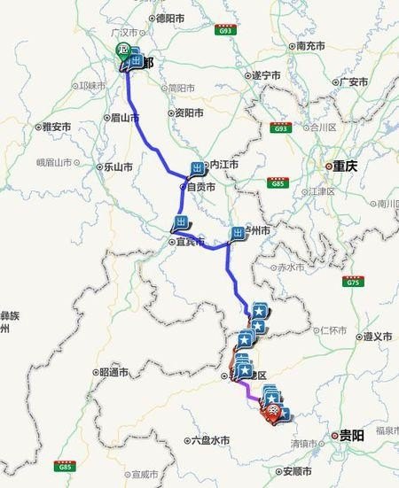 河北到贵州自驾游最佳路线？