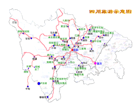 打算去四川旅游，该怎么安排路线？