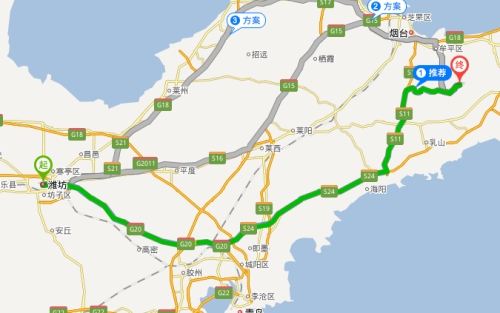 潍坊短途自驾游路线推荐？