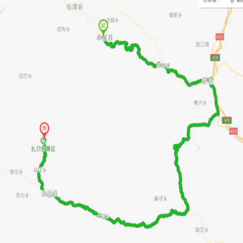 陕西到甘南自驾游最佳路线？