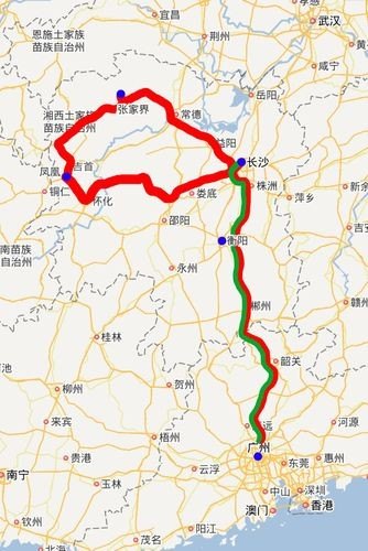三对情侣从长沙出发去广西自驾游，有哪些比较好的旅行路线推荐？