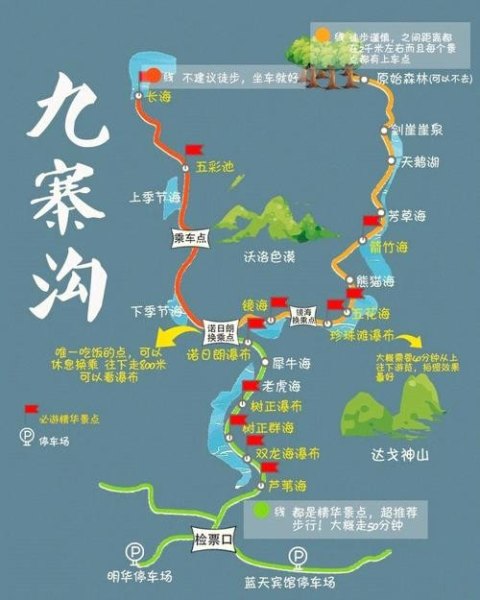 广州到九寨沟旅游攻略？