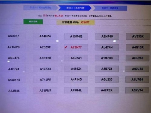 车牌号为什么不能带96