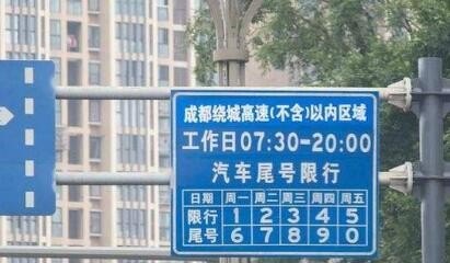 成都限号一天算几次违章