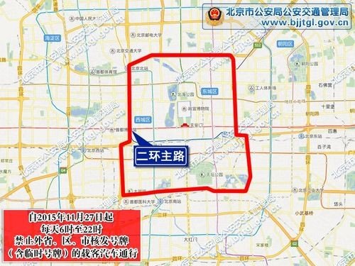 北京二环不能进外地车吗