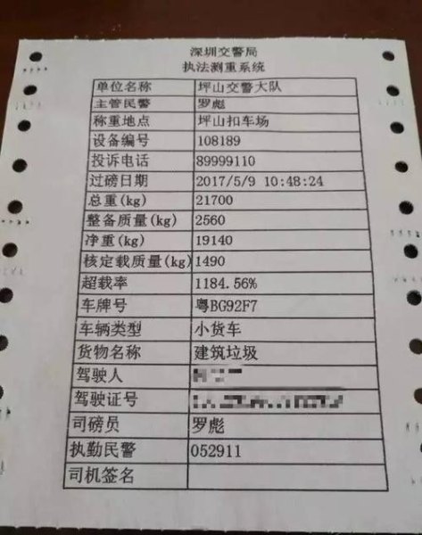 营运车辆超载未达20%扣多少分？