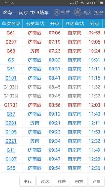 南京到济南有多少公里？