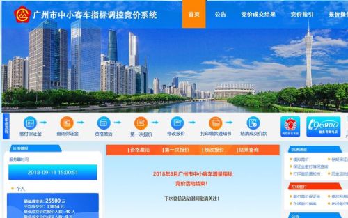 广州车牌竞拍流程及时间？