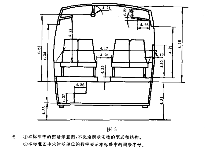 铁路客车车厢尺寸图解