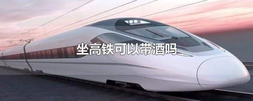 2023年高铁带酒规定
