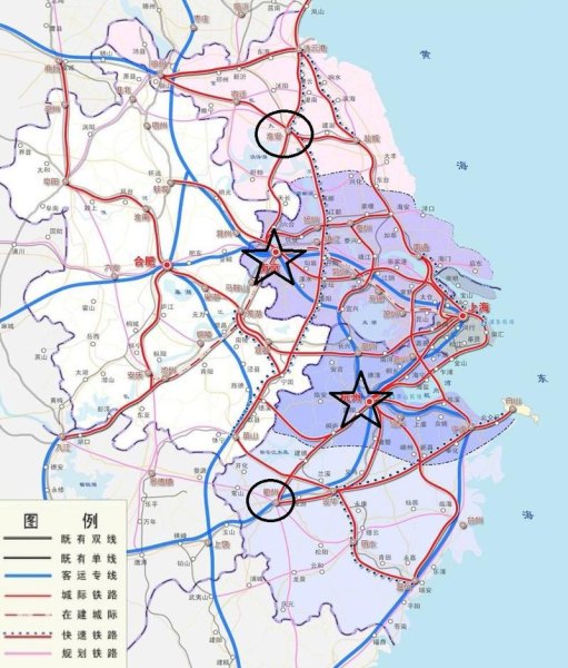 长三角高铁路线图2021