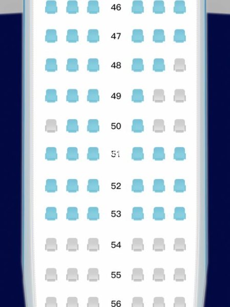 空中客车a320最佳座位